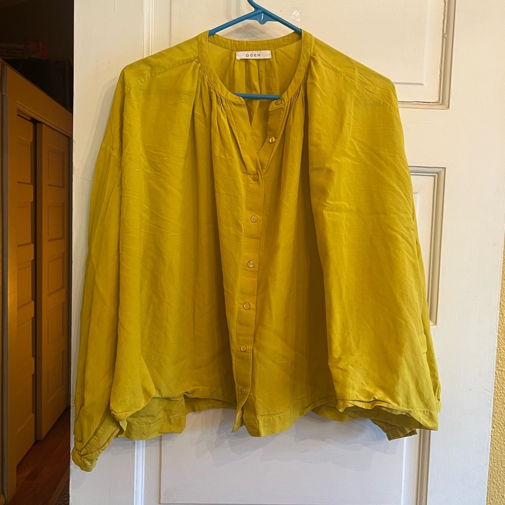 DÔEN Jane Blouse | Mustard | M